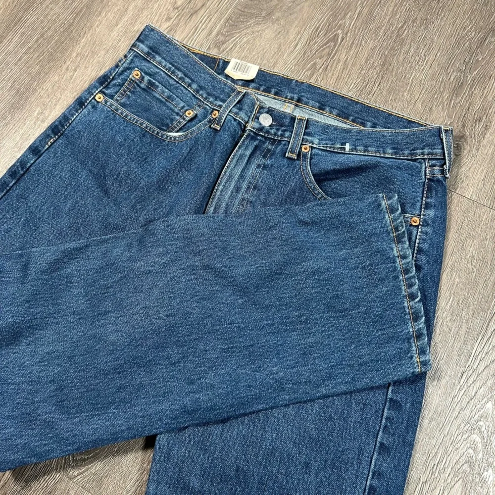 Levi's 505 Regular Fit Jeans 34x29 Blue Medium Wash Straight Leg New with Tags